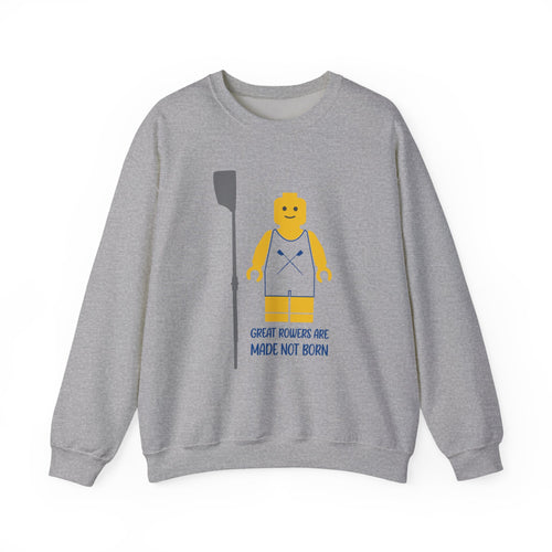 "Great Rowers Are Made Not Born" - Crew neck sweathshirt
